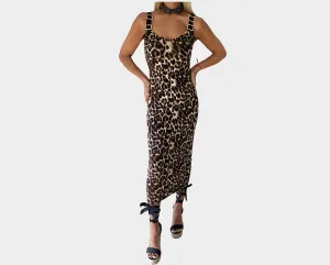 88 Deep Shade Print Maxi Dress - The Milano Si