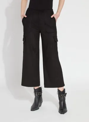 Anita High Waist Vegan Cropped Cargo Pant by Lysse