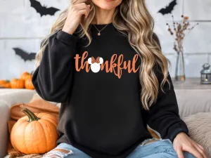 Bella Canvas Thankful Sweatshirt/ Minnie Sweater