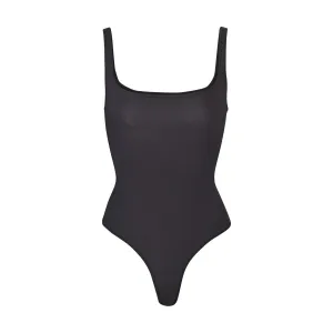 BODY BASICS SQUARE NECK BODYSUIT | ONYX