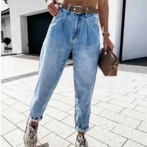 Casual High Waist Denim Jeans