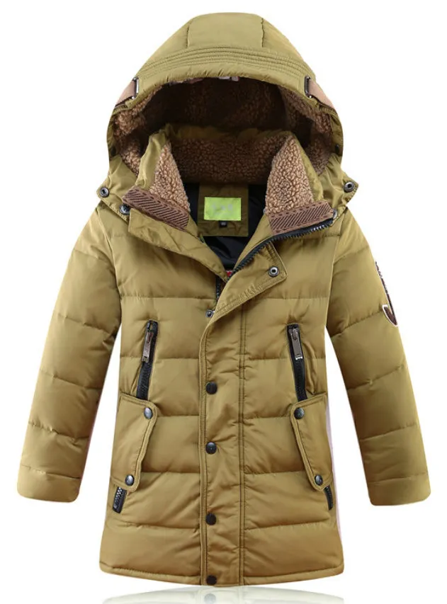 Children's Winter Jackets Duck Down Padded