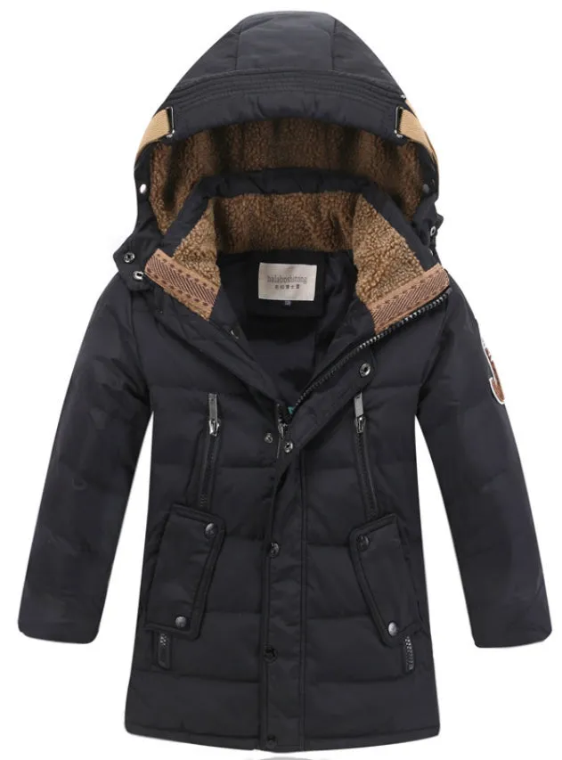 Children's Winter Jackets Duck Down Padded