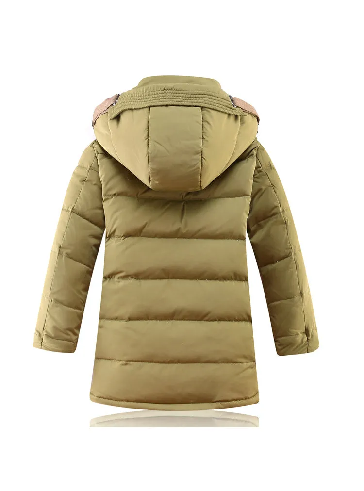 Children's Winter Jackets Duck Down Padded