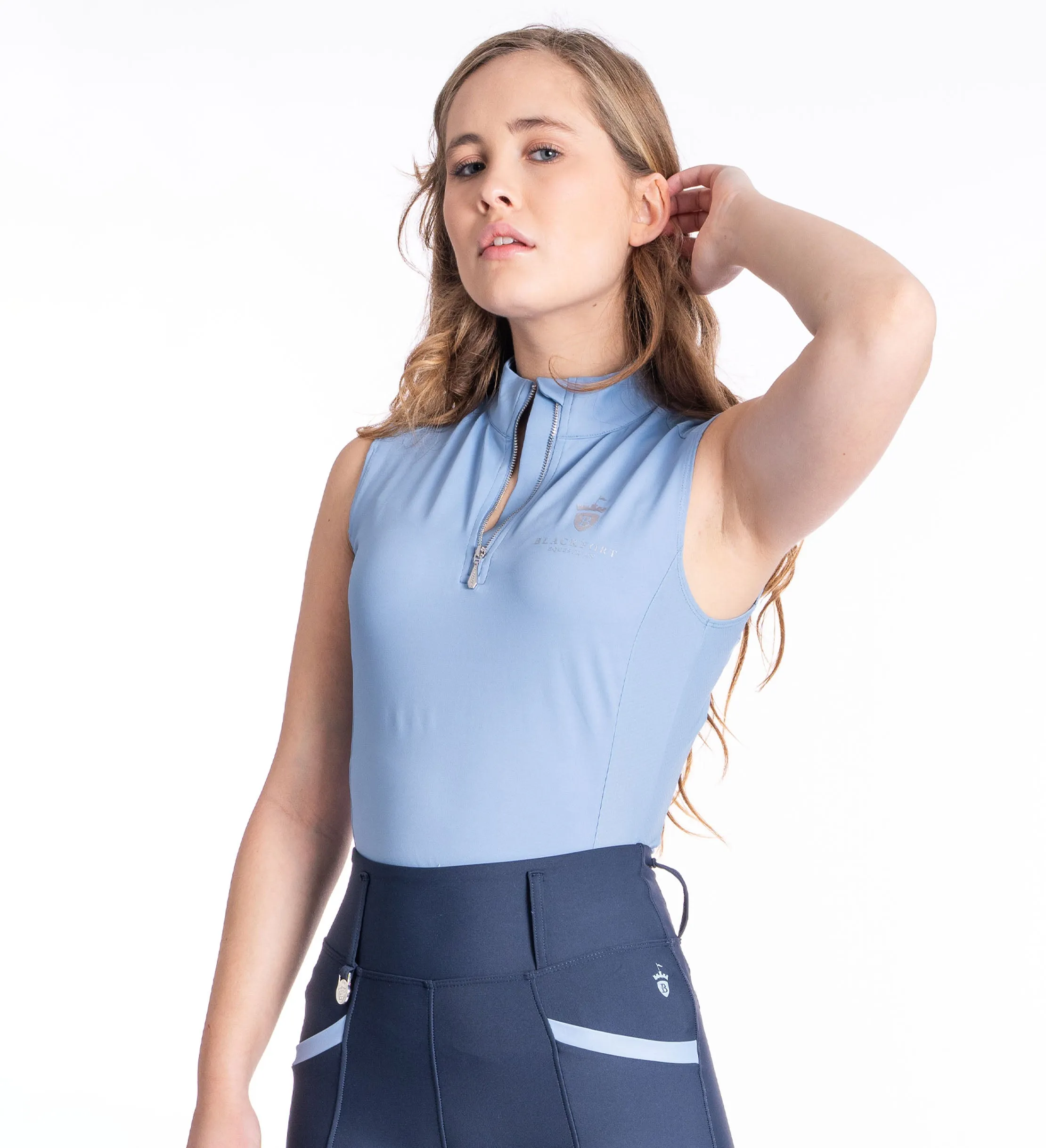 Corn Blue Mesh Base Layer - Sleeveless