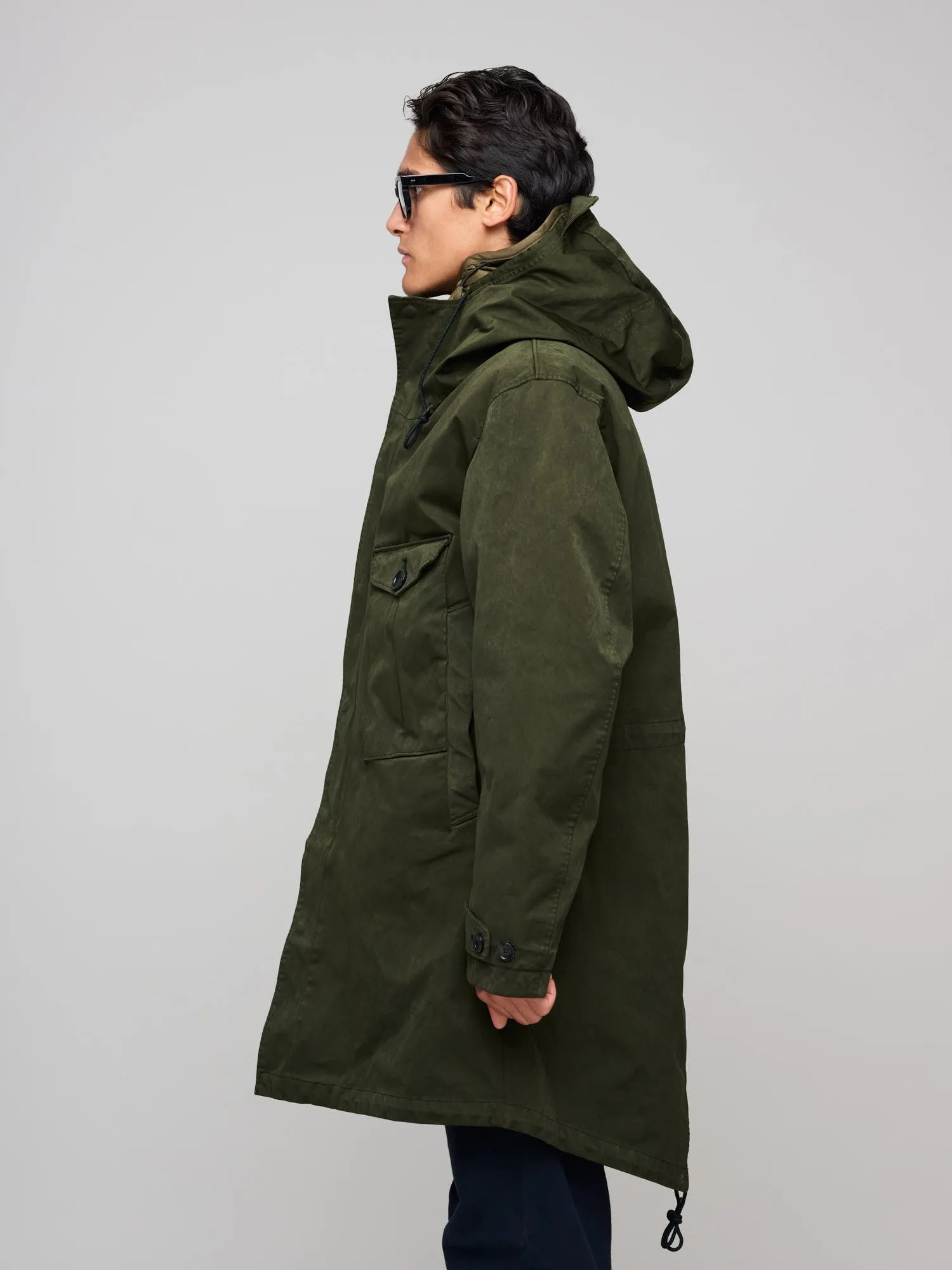 Cyclone Parka (no visible logo) Dark Olive , Green