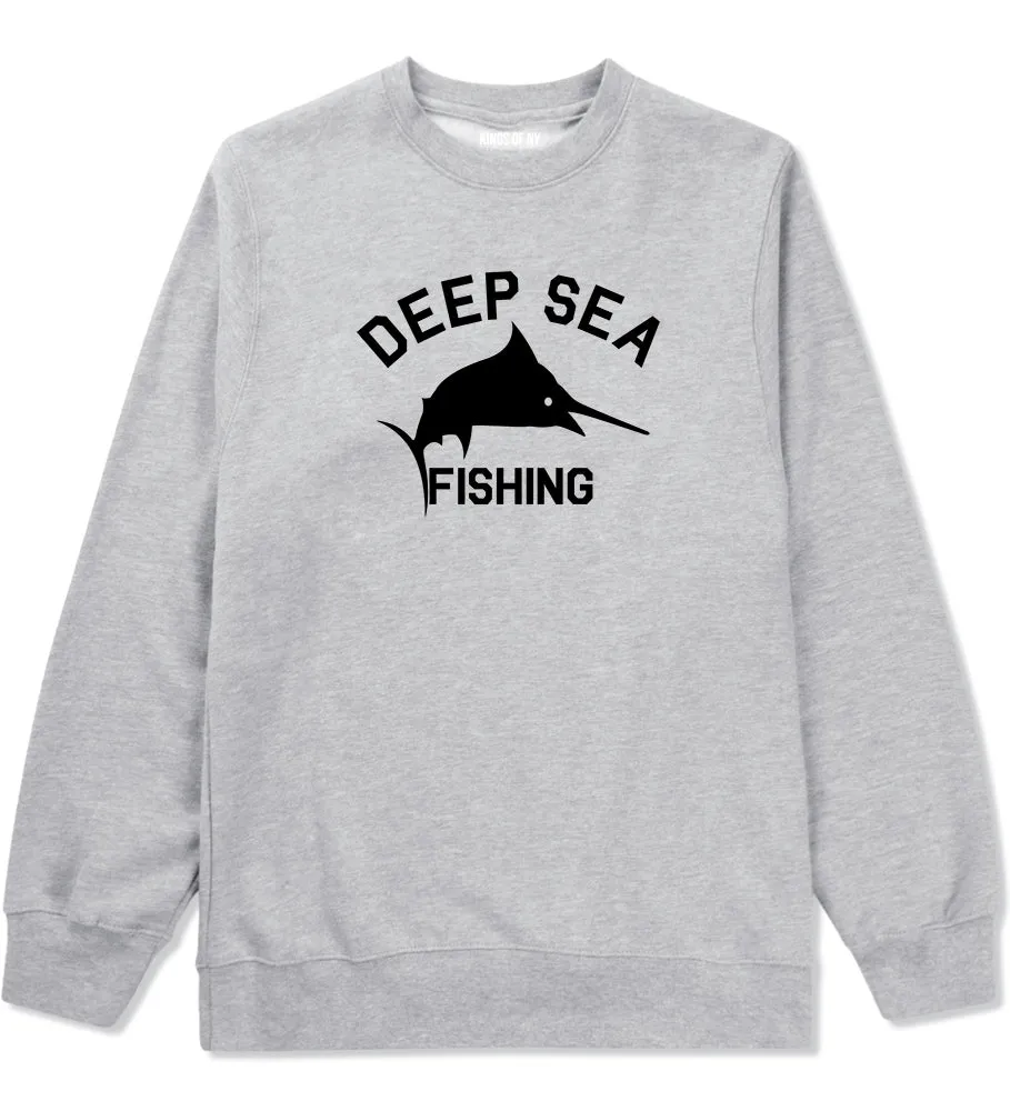 Deep Sea Fishing Mens Crewneck Sweatshirt