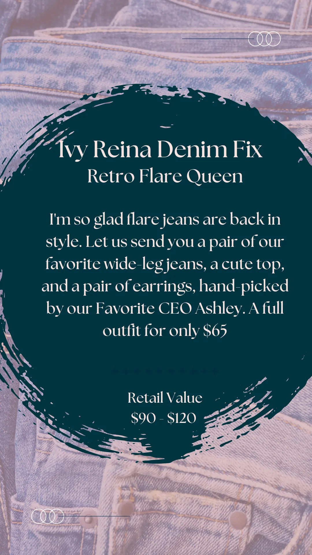 Denim Fix - Flare Leg