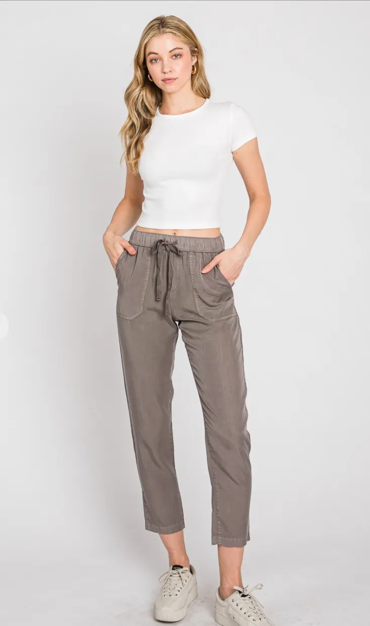 Earth Grey Tencel Pants