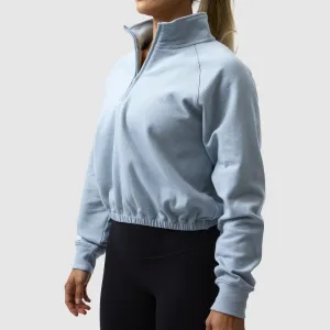 Free Spirit Cropped Sweatshirt (Powder Mist)