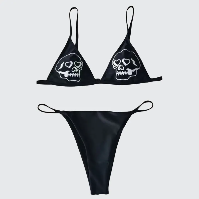 Goth Skull Bikini