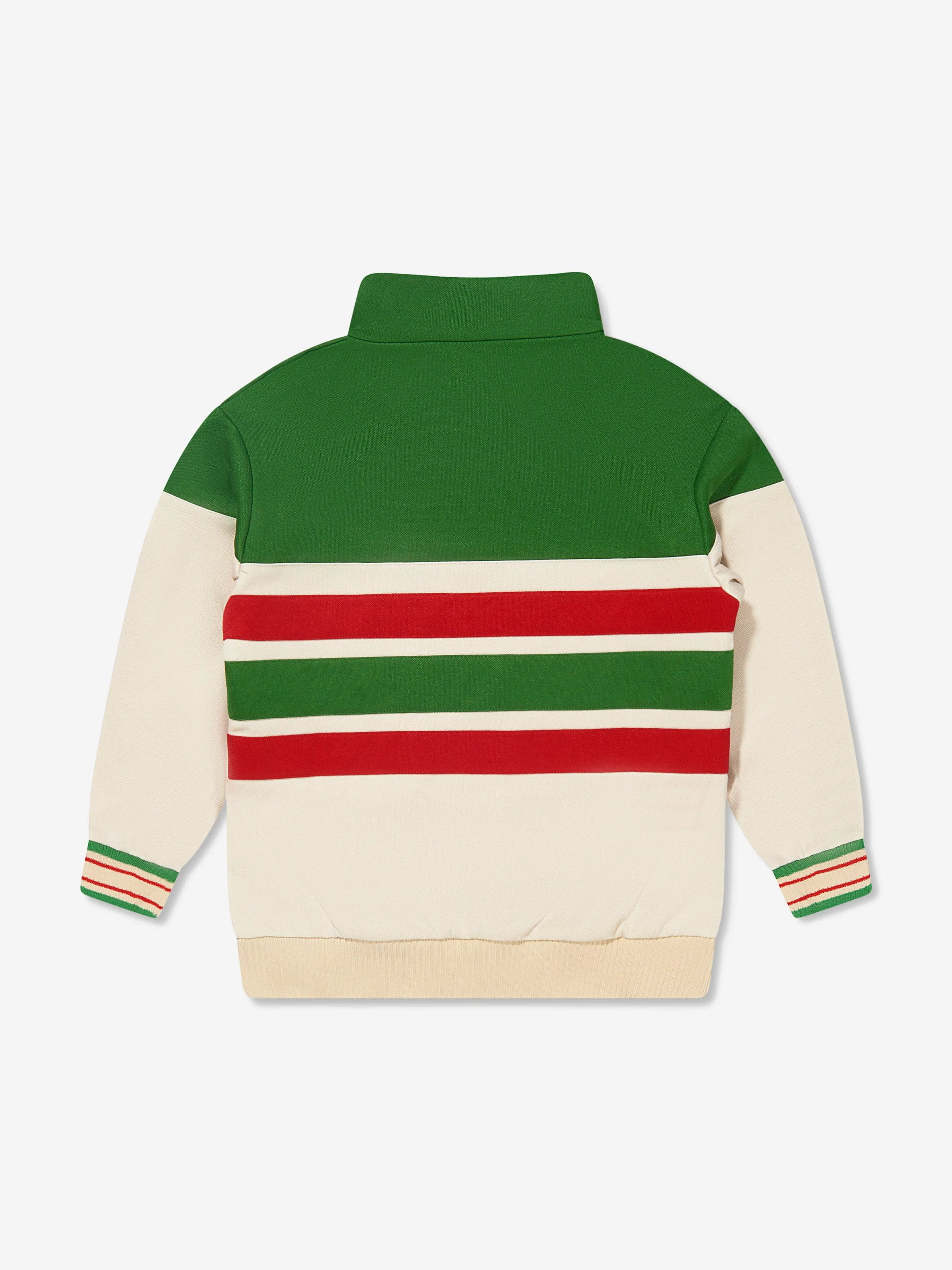 Gucci Boys Technical Jersey Half Zip Sweatshirt