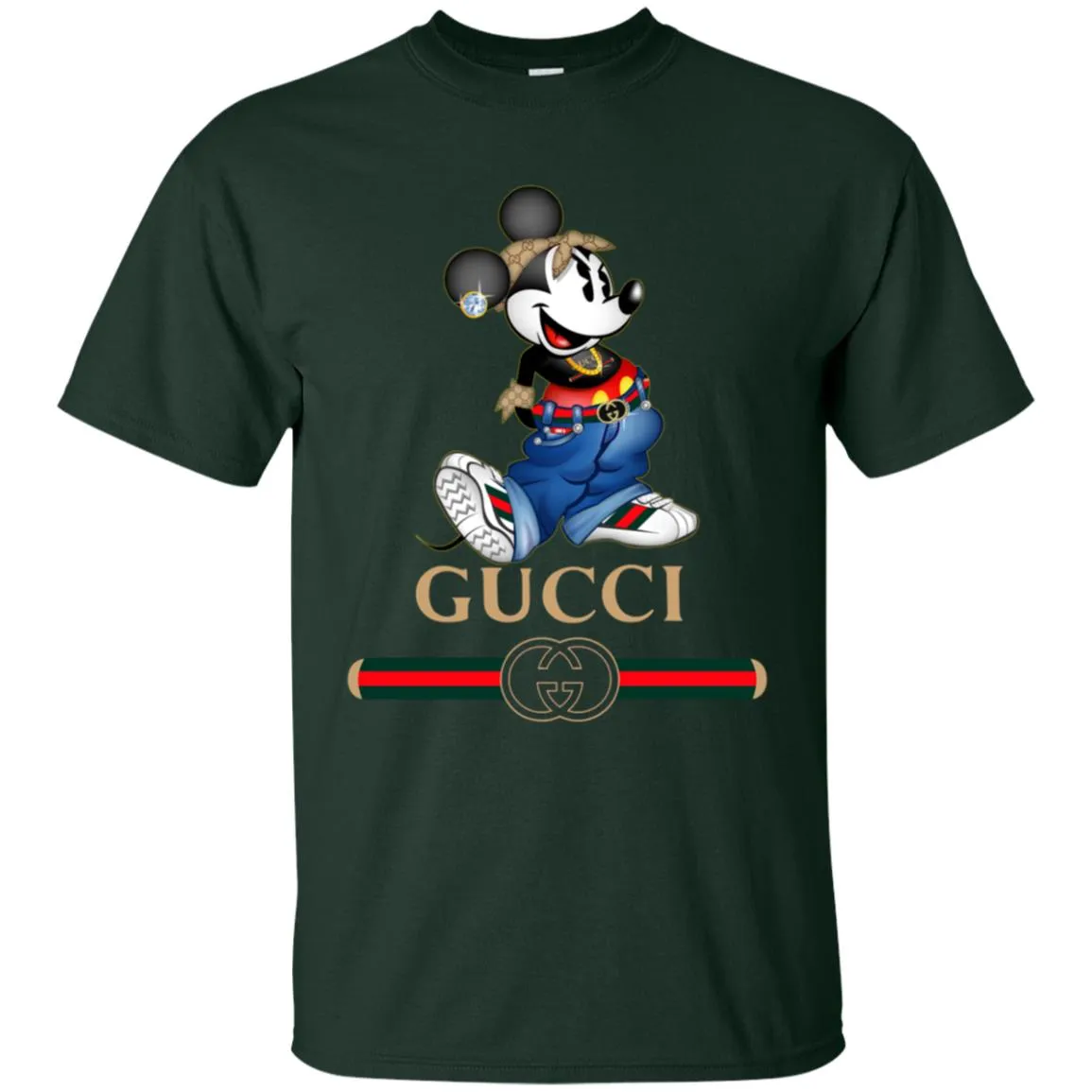 Gucci T-shirt Mouse Mickey Cartoon T-shirt Men Cotton T-Shirt