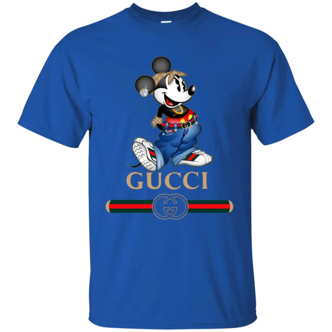 Gucci T-shirt Mouse Mickey Cartoon T-shirt Men Cotton T-Shirt