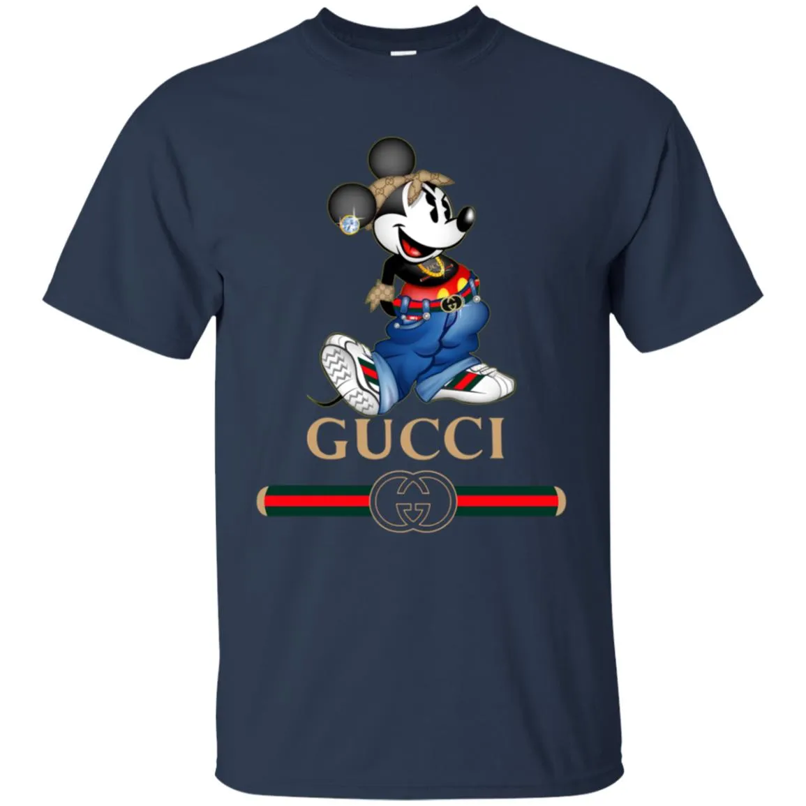 Gucci T-shirt Mouse Mickey Cartoon T-shirt Men Cotton T-Shirt