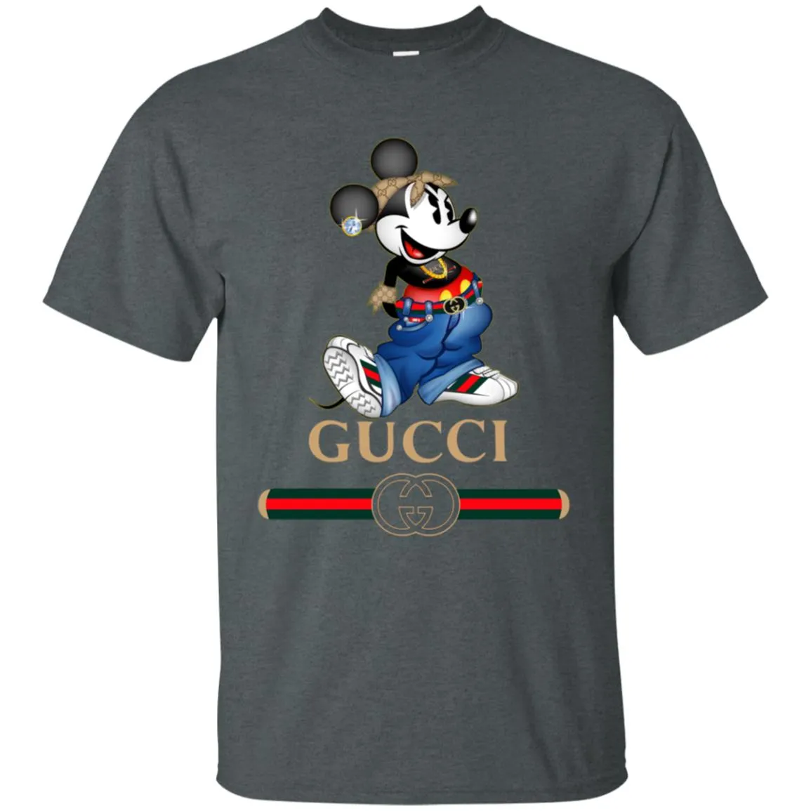 Gucci T-shirt Mouse Mickey Cartoon T-shirt Men Cotton T-Shirt