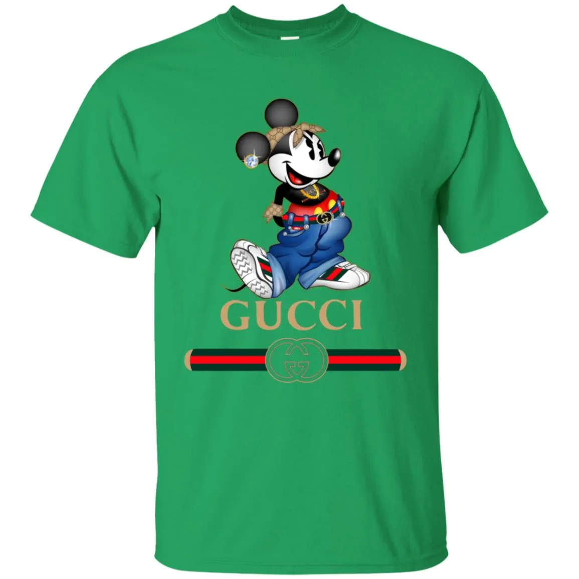 Gucci T-shirt Mouse Mickey Cartoon T-shirt Men Cotton T-Shirt