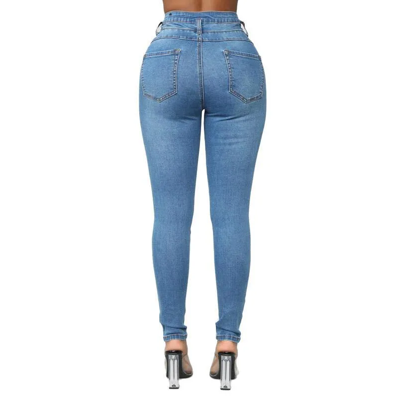 High Waist Stretch Jeans