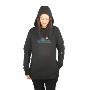 I Ride Sideways Ventura DWR Shred Fit Hoodie Womens Black