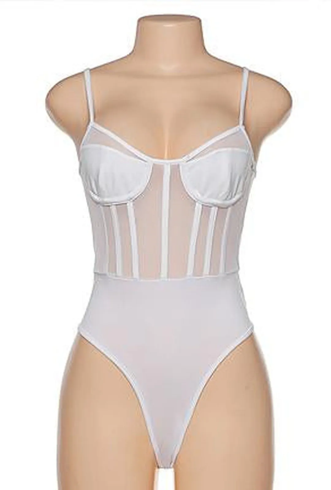 KADE - SHEER CORSET BODYSUIT