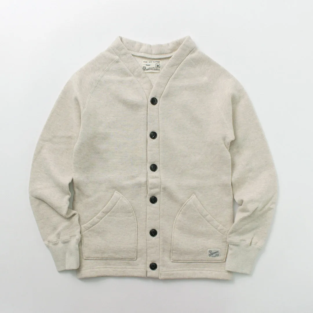 KEPANI / Sunset 2 Raffy brushed-lining sweatshirt cardigan