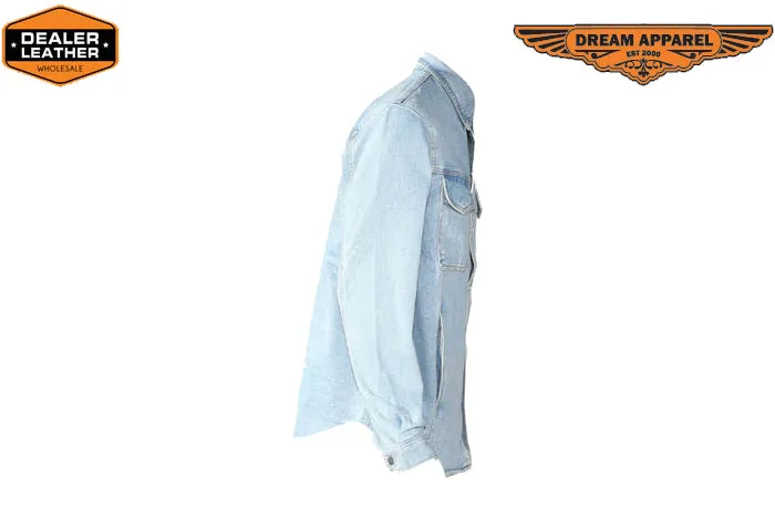 Men's Snapped Denim Shirt