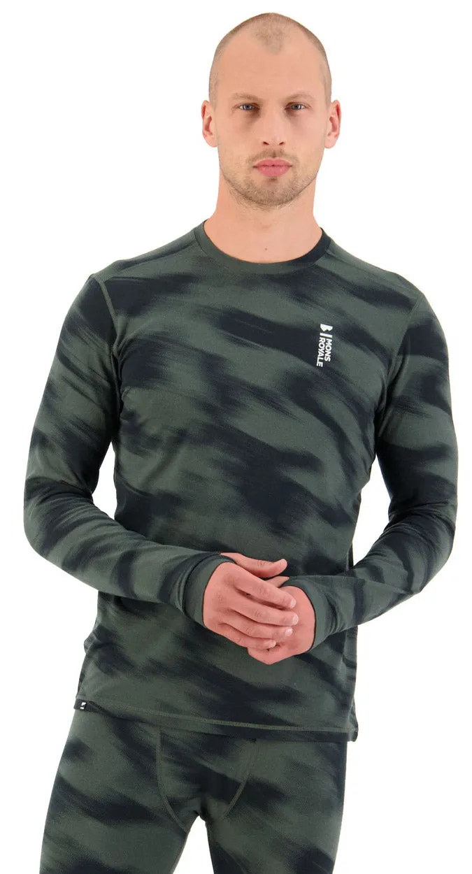 Mons Royale Cascade Long Sleeve Thermals Mens Rosin Motion