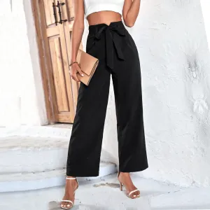 Nina High Waist Tie Pants