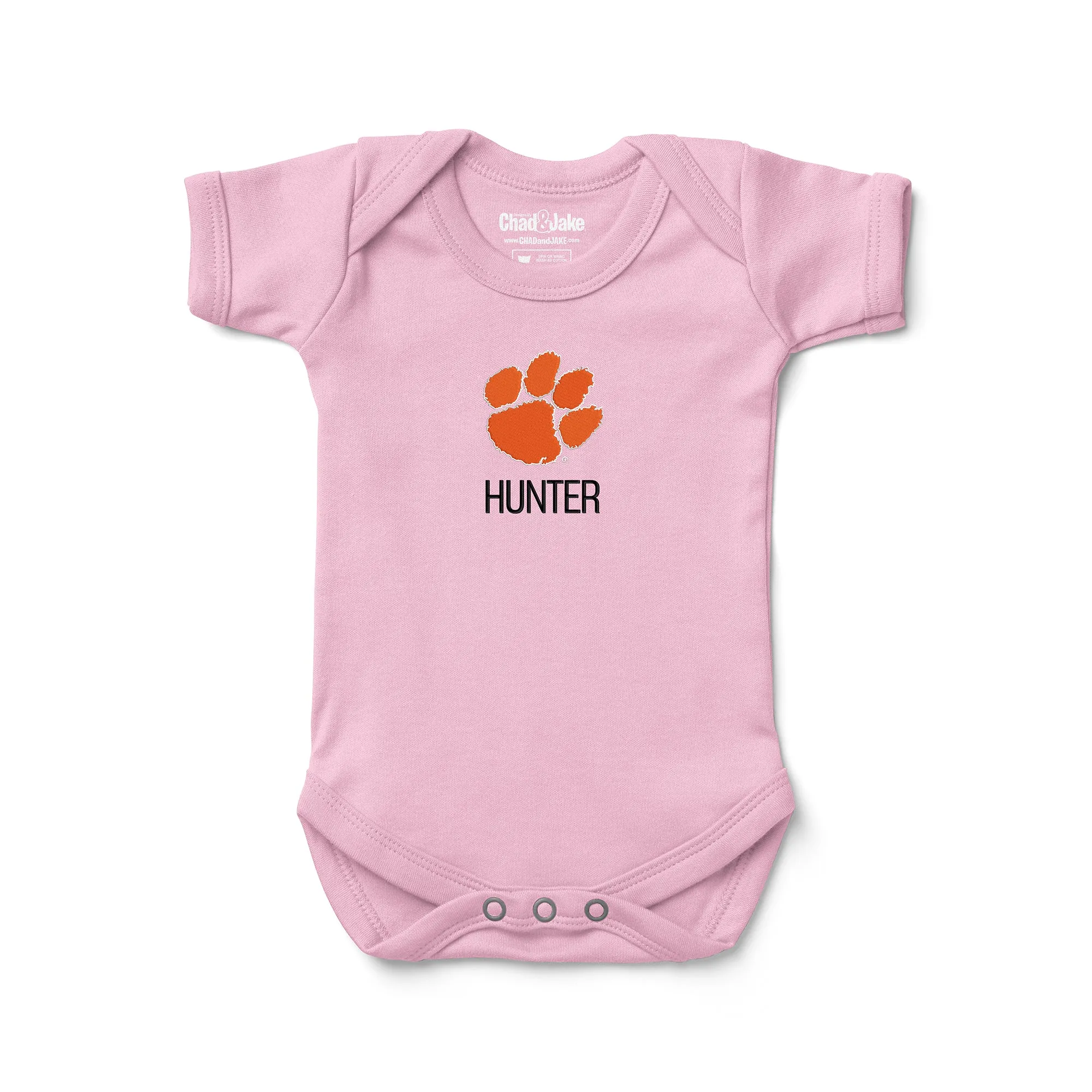 Personalized Clemson Tigers Bodysuit