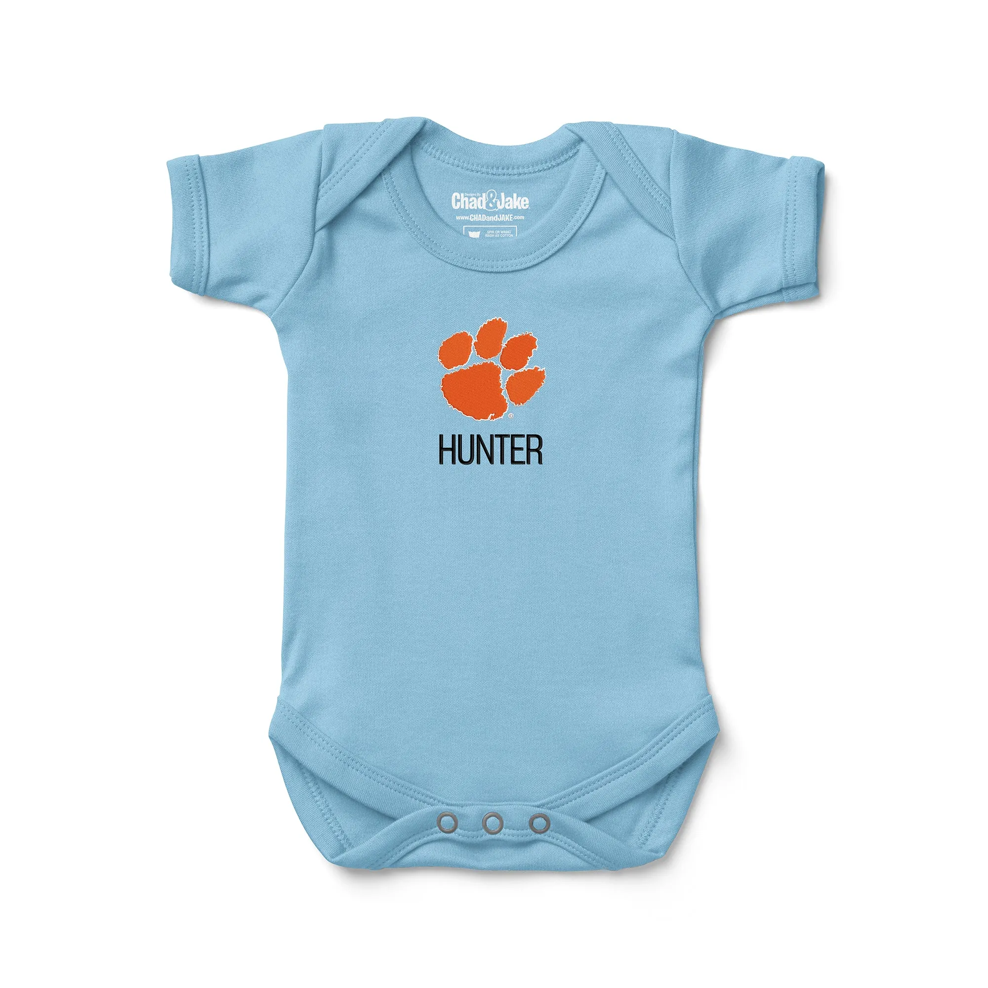 Personalized Clemson Tigers Bodysuit