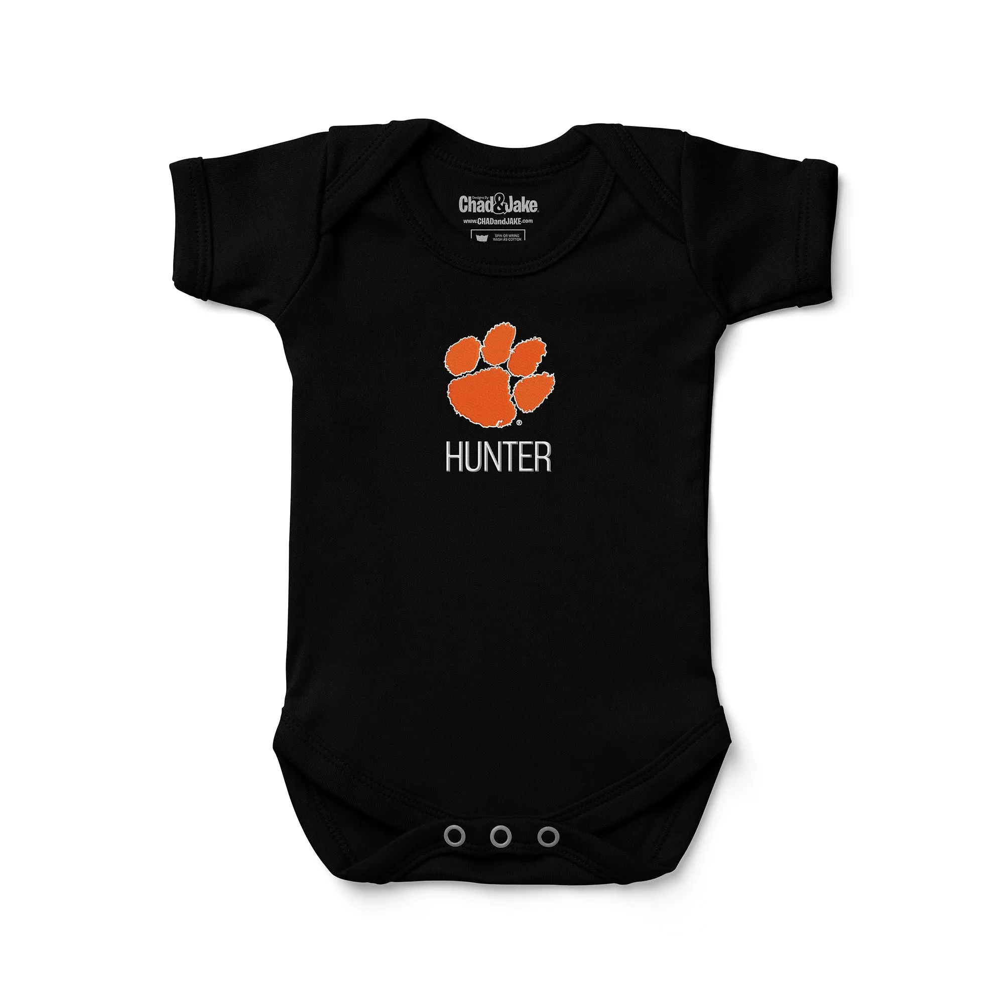 Personalized Clemson Tigers Bodysuit