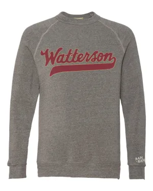 Script Watterson Adult Unisex Crewneck Sweatshirt