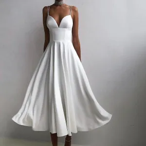 Simple Classy High Waist Summer Dress