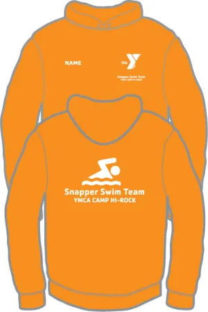 Snapper Swim Team Hooded Sweatshirt Orange