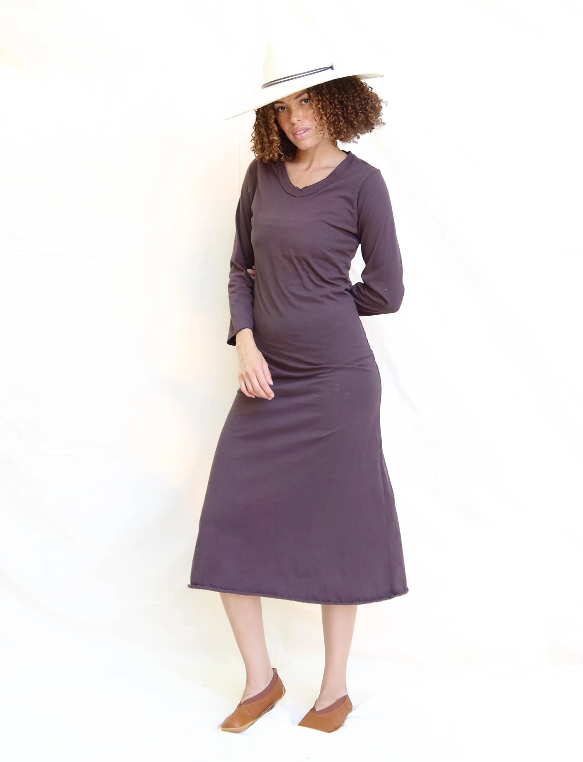 Tee Simplicity Below Knee Dress