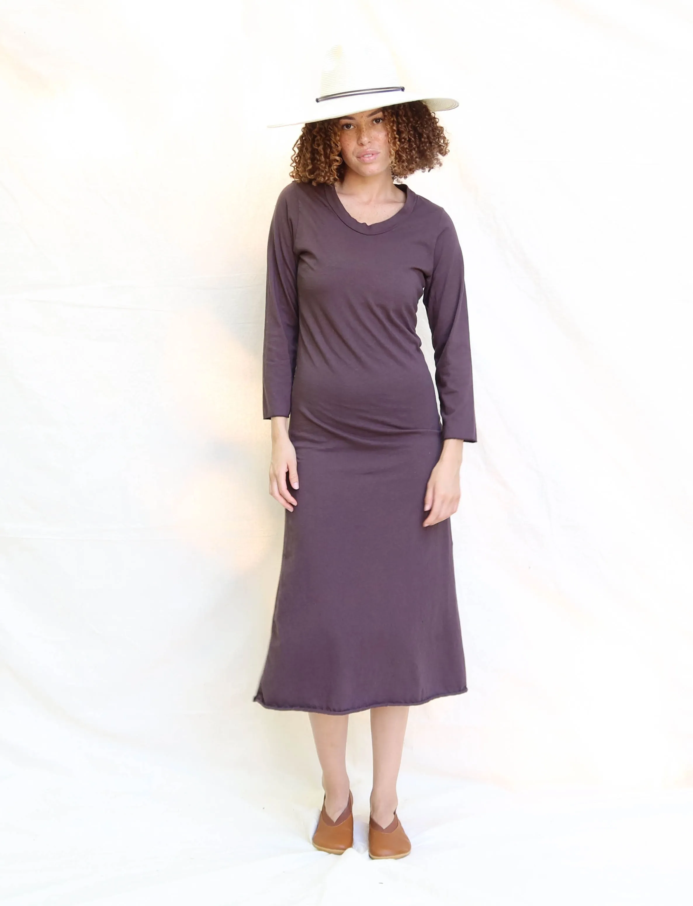 Tee Simplicity Below Knee Dress