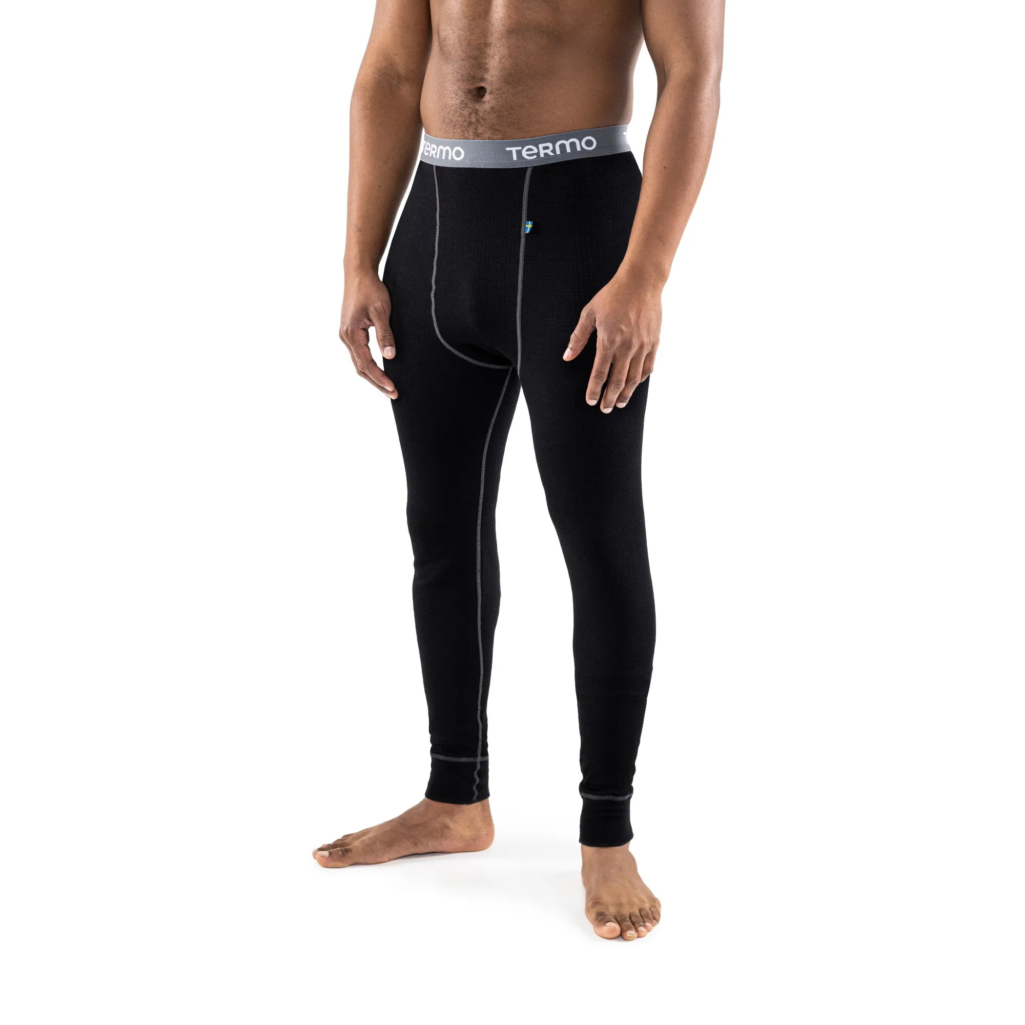 Termo Wool Set Round Neck Long Johns Black | Buy Termo Wool Set Round Neck Long Johns Black here | Outnorth