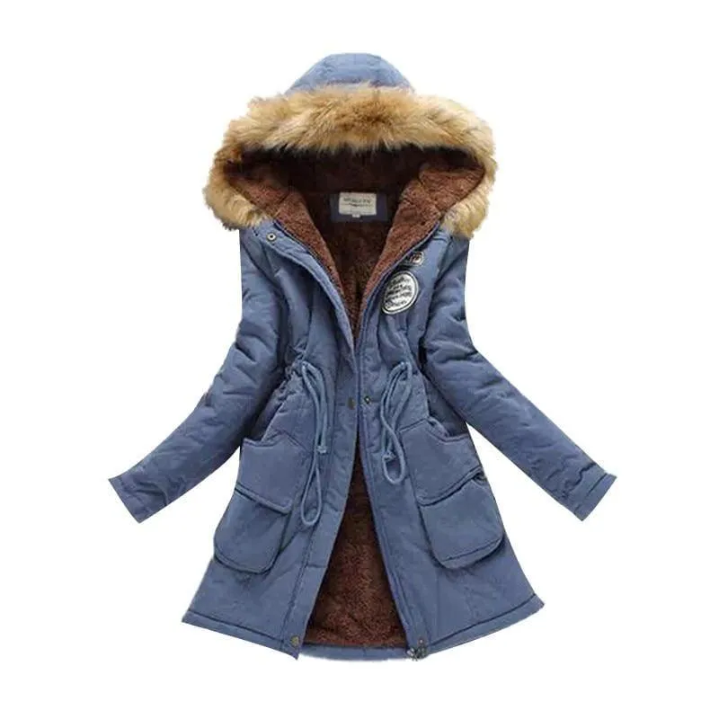 Thick Cotton Parkas Female Women Winter Coat