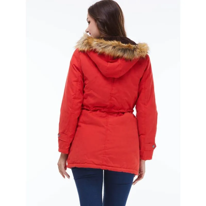 Thick Cotton Parkas Female Women Winter Coat