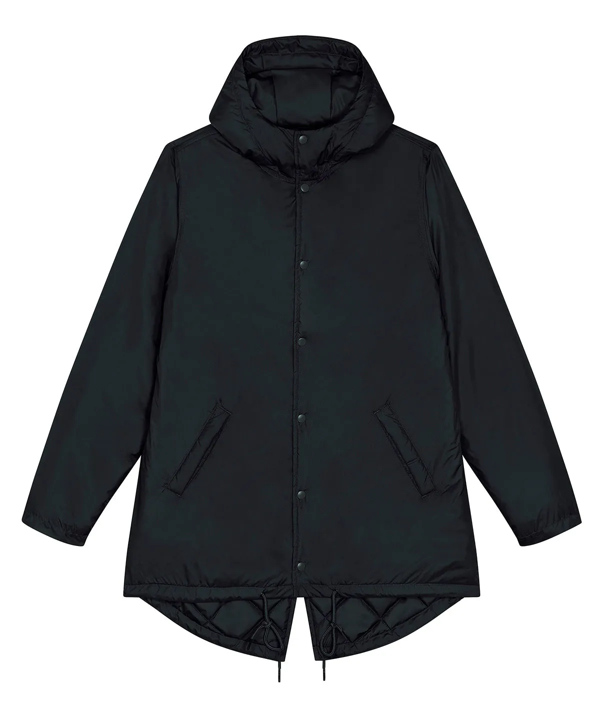 Unisex padded parka jacket (STJU841) | Black