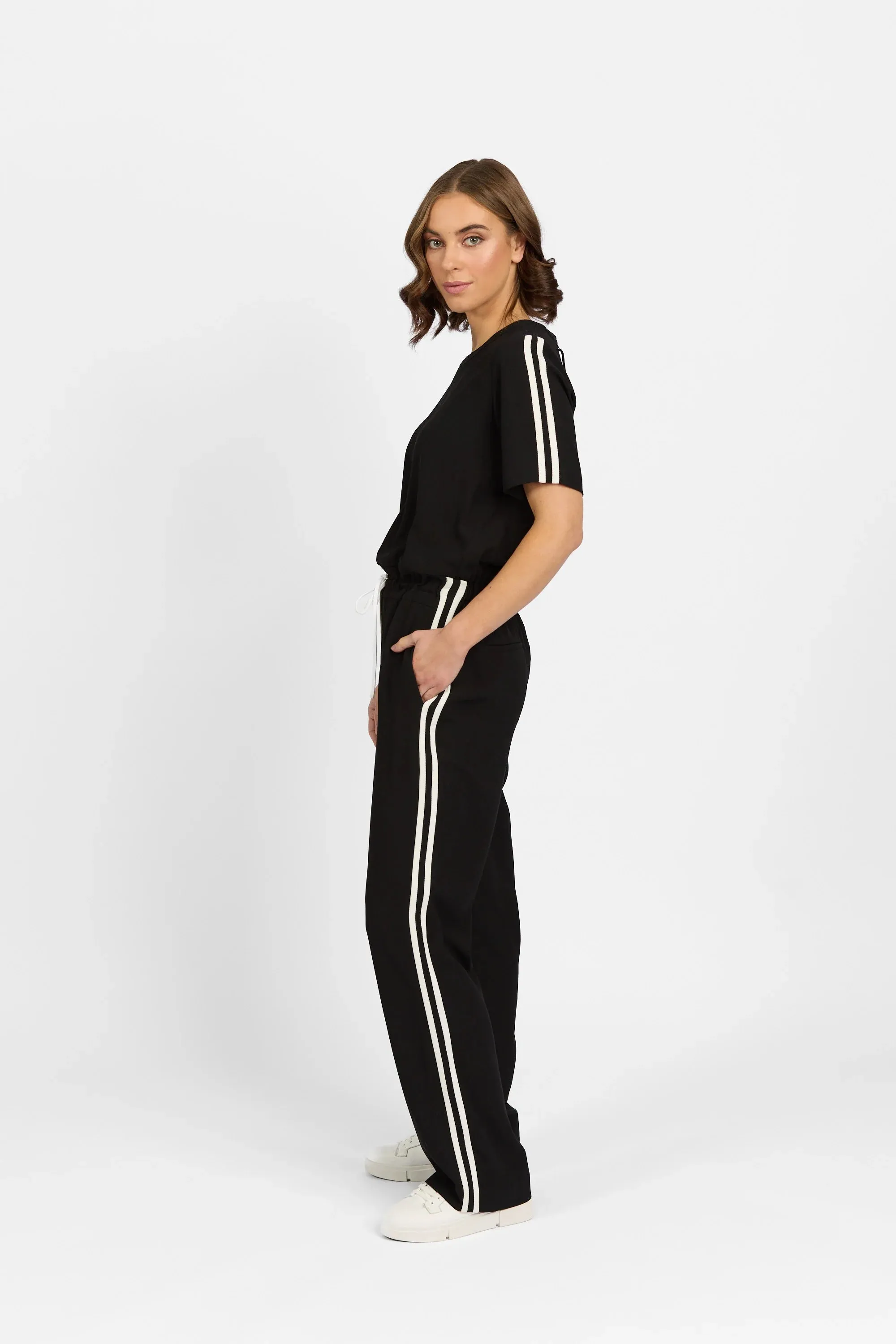 Universal Jumpsuit - Black/Off White