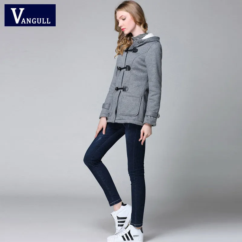 VenusFox Parka Button Hooded Coat