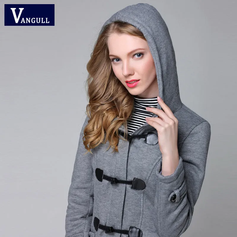 VenusFox Parka Button Hooded Coat