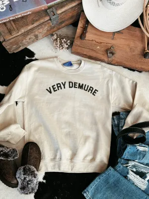 Very Demure Crewneck Sweatshirt