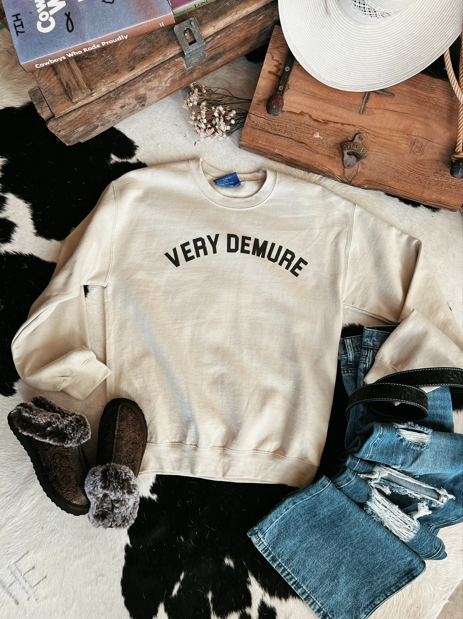 Very Demure Crewneck Sweatshirt