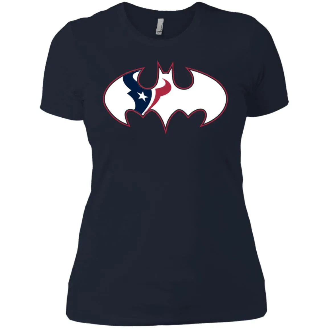 We Are The Houston Texans Batman Nfl Mashup Women Cotton T-Shirt