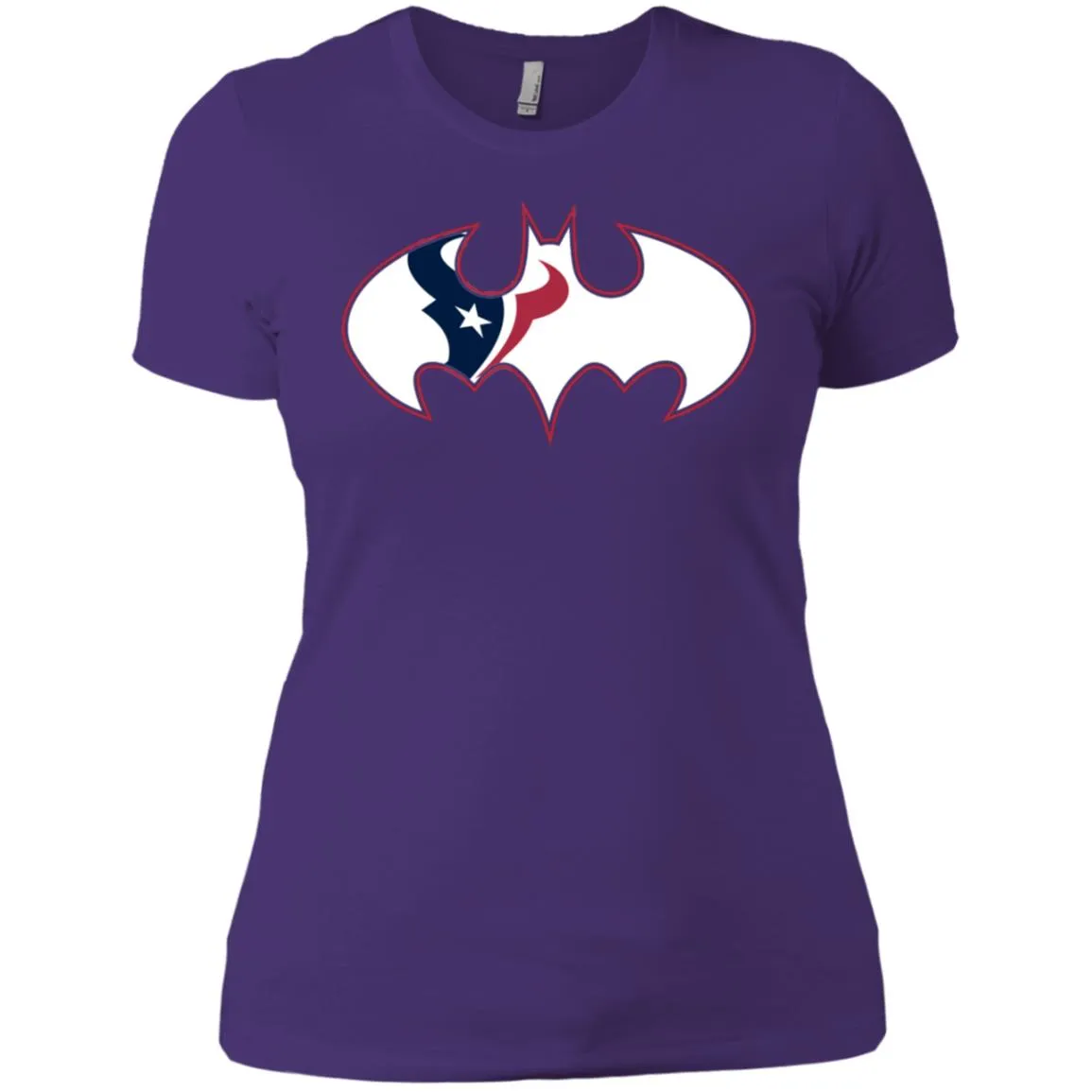 We Are The Houston Texans Batman Nfl Mashup Women Cotton T-Shirt