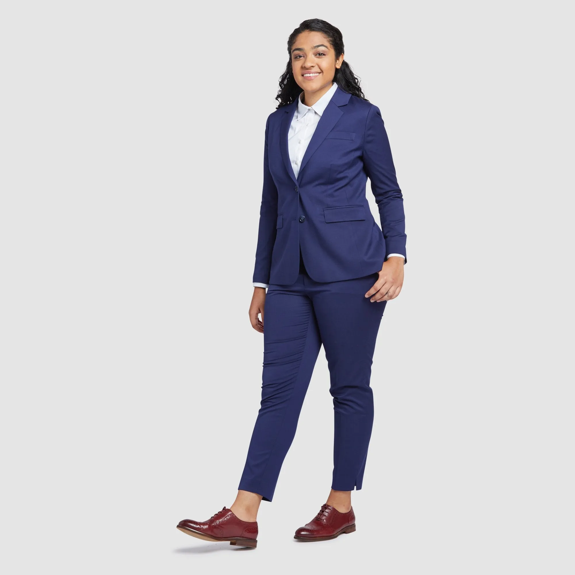 Women's Brilliant Blue Suit Pants