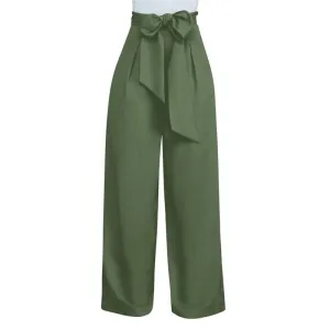 Women's Casual High Waist Loose Palazzo Pants