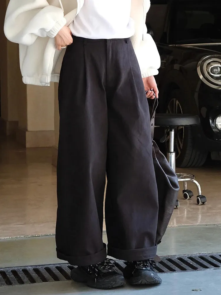 Women's Modern High Waist Wide Leg Pants